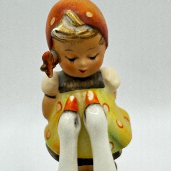 Vintage Hummel Goose Girl 473/0 Goebel Girl with Two Geese Figurine, W. Germany - Picture 6 of 7